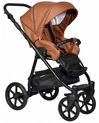 Комбинирана детска количка 2в1 Baby Giggle - Broco Eco, кафява - 3