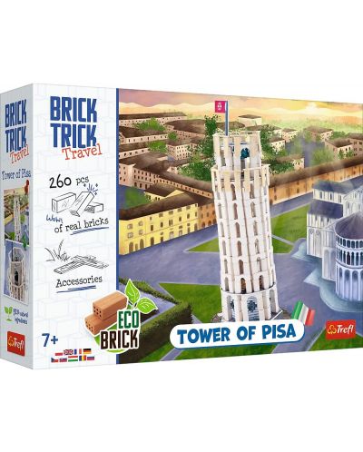 Конструктор Trefl Brick Trick Travel - Кулата в Пиза - 1
