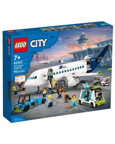 Конструктор LEGO City - Пътнически самолет (60367) - 1