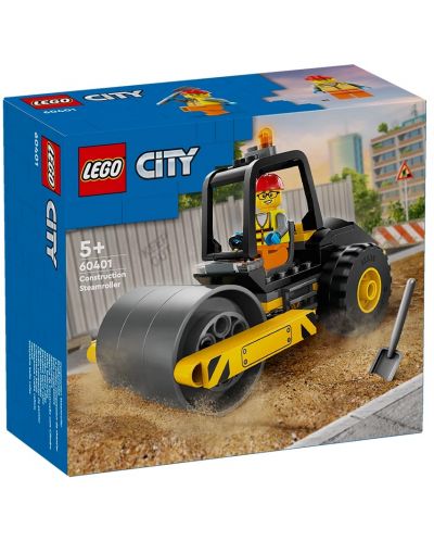 Конструктор LEGO City - Строителен валяк (60401) - 1