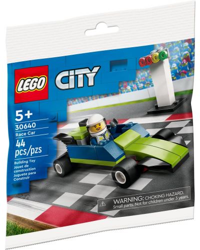 Конструктор LEGO City - Състезателна кола (30640) - 1