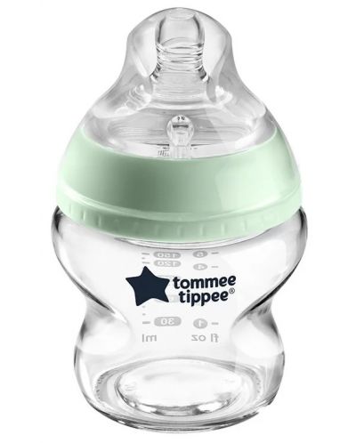 Комплект стъклени шишета за новородено Tommee Tippee Easi-Vent - С четка - 3