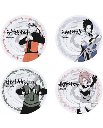 Комплект чинии ABYstyle Animation: Naruto Shippuden - Characters - 1