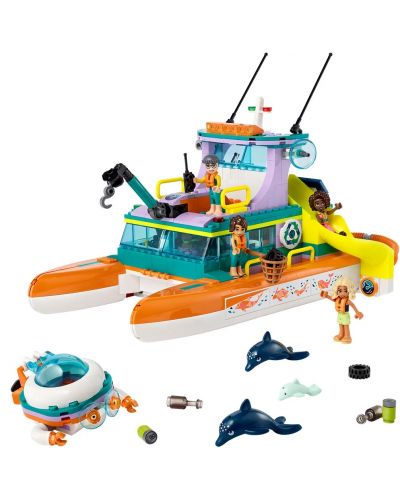 Конструктор LEGO Friends - Морска спасителна лодка (41734) - 2