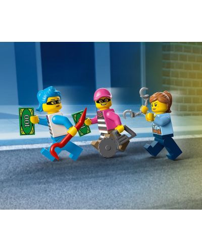 Конструктор LEGO City - Полицейско преследване с камион за сладолед (60314) - 5