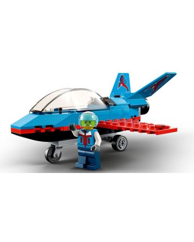 Конструктор LEGO City - Каскадьорски самолет (60323) - 4