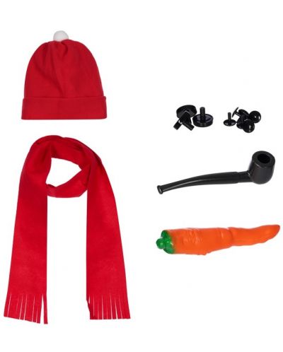 Комплект аксесоари за снежен човек GT - С червена шапка - 1