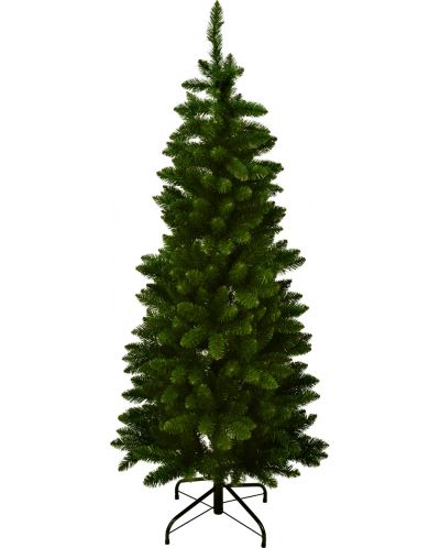 Коледна елха с метална основа H&S - 150 cm, Ф59.5 cm, зелена - 1