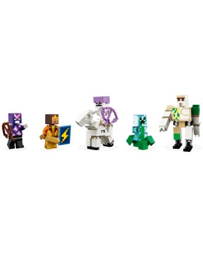 Конструктор LEGO Minecraft - Крепостта на Железния голем (21250) - 7