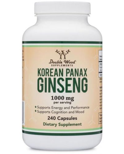Korean Panax Ginseng, 240 капсули, Double Wood - 1
