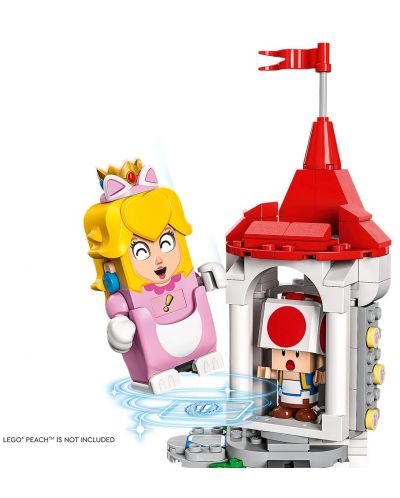 Допълнение LEGO Super Mario - Котешки костюм и замръзналата кула (71407) - 6