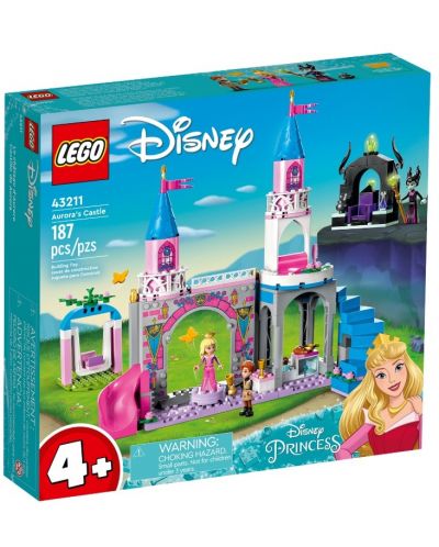 Конструктор LEGO Disney - Замъкът на Аурора (43211) - 1