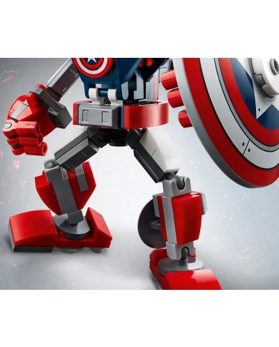 Конструктор Lego Marvel Super Heroes - Роботска броня на Captain America (76168) - 7