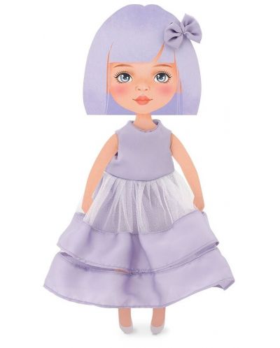 Комплект дрехи за кукла Orange Toys Sweet Sisters - Лилава рокля - 2