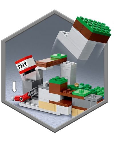 Конструктор LEGO Minecraft - Ранчото на зайците (21181) - 5