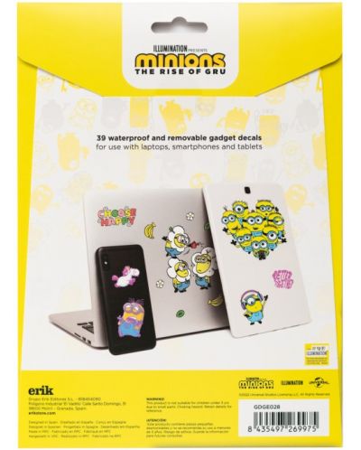 Комплект стикери Erik Animation: Minions - Tech - 2