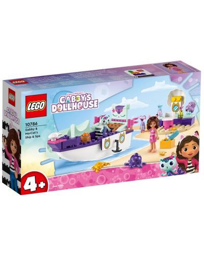 Конструктор LEGO Gabby's Dollhouse - Спа корабът на Габи и Котката-русалка (10786) - 1