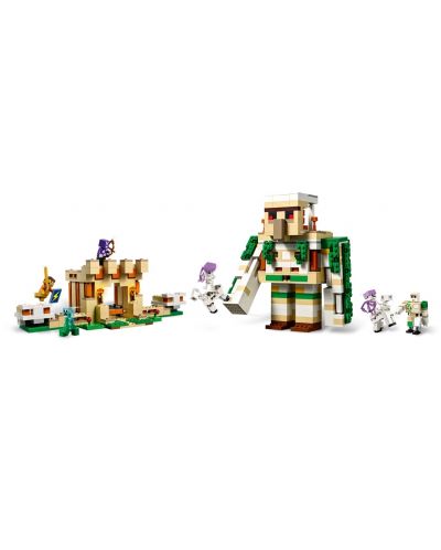 Конструктор LEGO Minecraft - Крепостта на Железния голем (21250) - 3