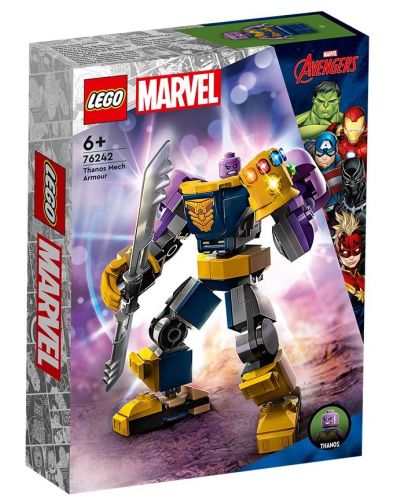 Конструктор LEGO Marvel Super Heroes - Роботската броня на Танос (76242) - 1