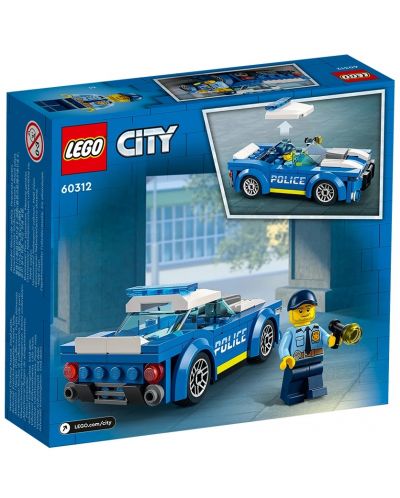 Конструктор LEGO City - Полицейска кола (60312) - 2