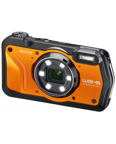 Компактен фотоапарат Ricoh WG-6, 20MPx, 28-140mm, Orange - 2