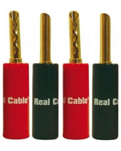 Конектори Real Cable - BFA6020, 4 броя, многоцветни - 1