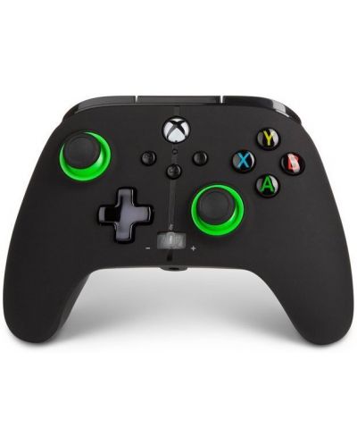 Контролер PowerA - Enhanced, за Xbox One/Series X/S, Green Hint - 1