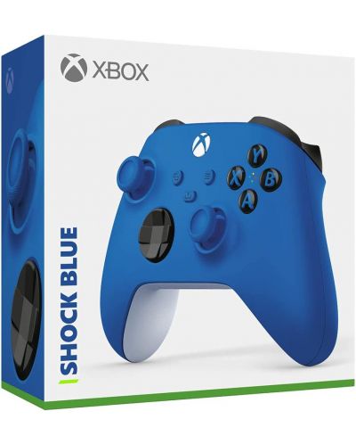 Контролер Microsoft - за Xbox, безжичен, Shock Blue - 4