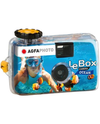 Компактен фотоапарат AgfaPhoto - LeBox Ocean, Waterproof Camera, Blue - 1
