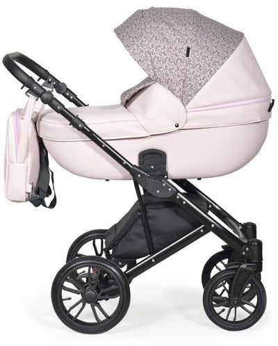 Комбинирана детска количка 3в1 Baby Giggle - Mio, розова - 2