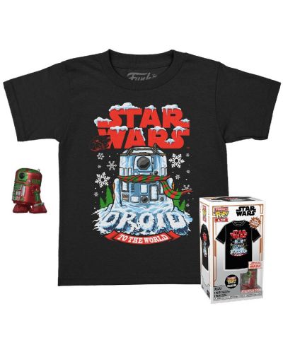 Комплект Funko POP! Collector's Box: Movies - Star Wars (Holiday R2-D2) (Metallic) - 1