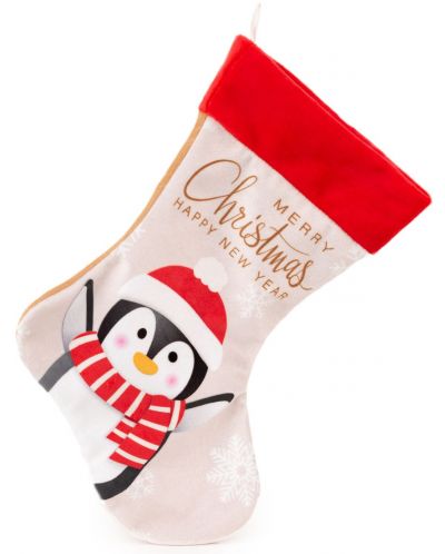 Коледен чорап Амек Тойс - Пингвинче, 28 cm - 1