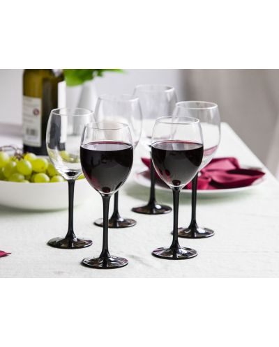 Комплект от 6 чаши за червено вино ADS - Onyx, 330 ml - 5