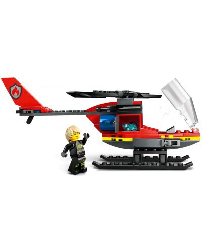Конструктор LEGO City - Пожарен спасителен хеликоптер (60411) - 5