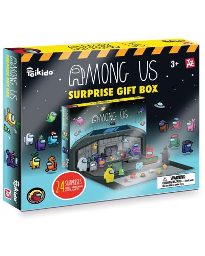 Комплект мини фигури YuMe Games: Among Us - Surprise Gift Box - 1