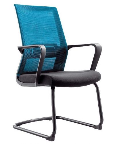 Комплект посетителски столове RFG - Smart 2, 2 броя, синя облегалка - 1