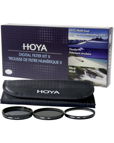 Комплект филтри Hoya - Digital Kit II, 3 броя, 58 mm - 1