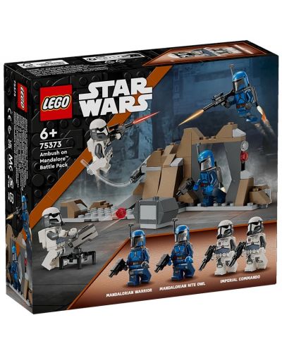 Конструктор LEGO Star Wars - Засада на Мандалор - боен пакет (75373) - 1