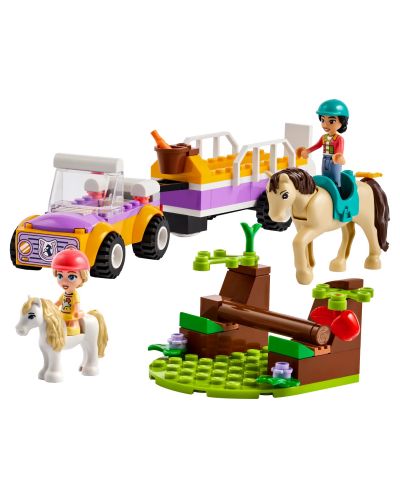 Конструктор LEGO Friends - Ремарке за коне и понита (42634) - 2