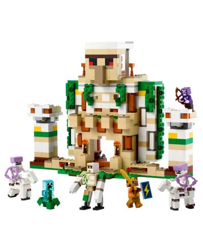 Конструктор LEGO Minecraft - Крепостта на Железния голем (21250) - 2