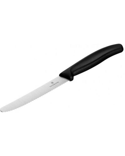 Комплект от 2 ножа и белачка Victorinox - Swiss Classic, черни - 3