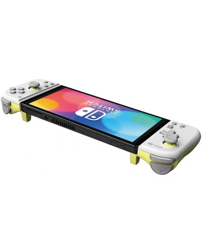 Контролер HORI - Split Pad Compact, сив/жълт (Nintendo Switch) - 3