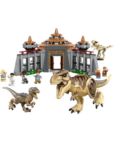Конструктор LEGO Jurassic World - Център за посетители с Рекс и Раптор (76961) - 3
