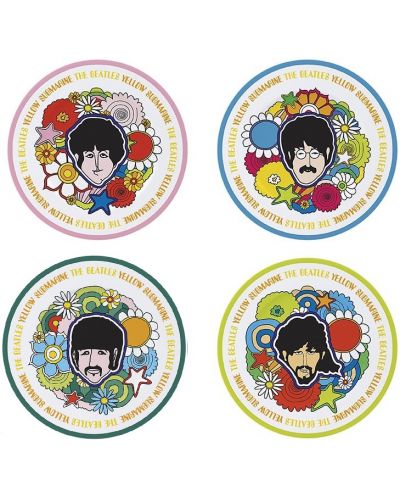 Комплект чинии GB eye Music: The Beatles - Yellow Sub Flowers - 1