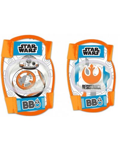 Комплект детски протектори BIKE SPORT - Star Wars, оранжев - 1