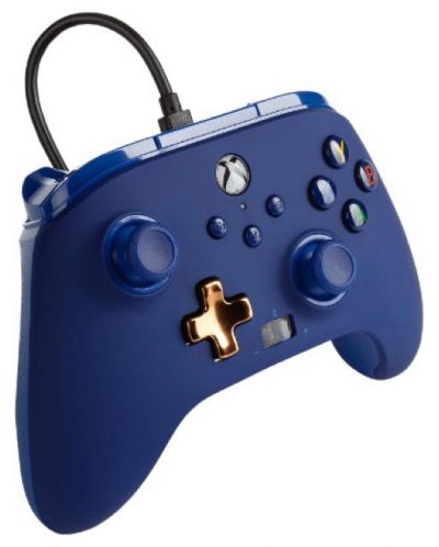 Контролер PowerA - Enhanced, за Xbox One/Series X/S, Midnight Blue - 2