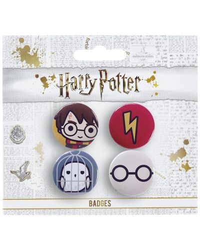 Комплект значки The Carat Shop Movies: Harry Potter - Chibi - 7