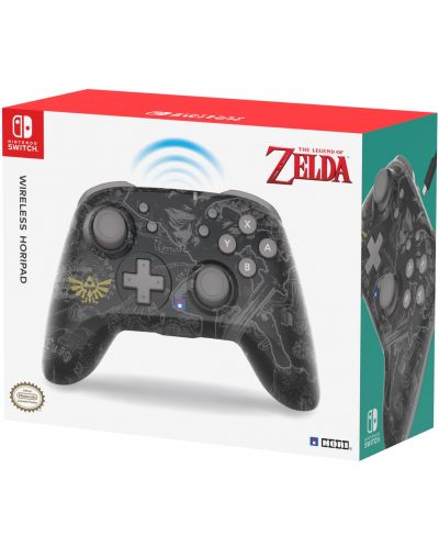 Контролер HORI - Wireless Horipad, безжичен, The Legend of Zelda Edition (Nintendo Switch) - 4