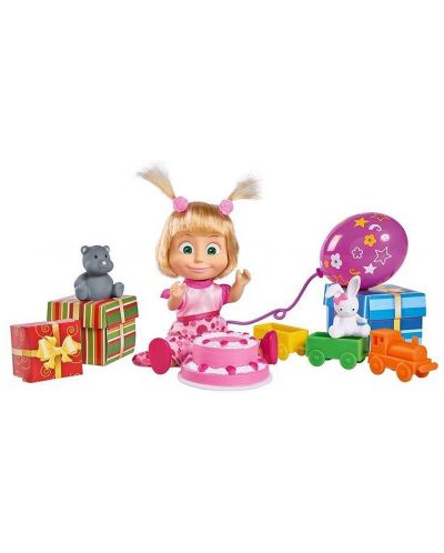 Игрален комплект Simba Toys - Маша има рожден ден
