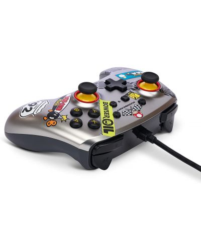 Контролер PowerA - Enhanced, жичен, за Nintendo Switch, Mario Kart - 5
